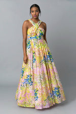 Tracey Reese Hope for Flowers Halter Maxi Dress