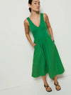 NATION Daria Tank Dress in Green Nation