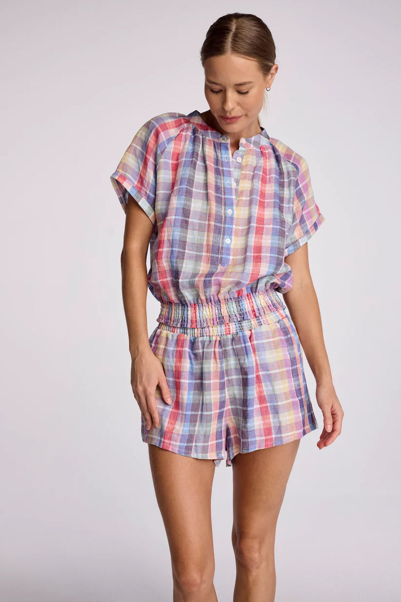 Sundays Dari Top in Plaid Sundays