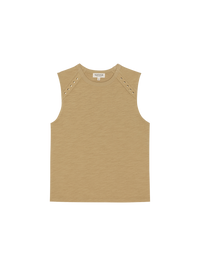 NATION Davina Tank in Toffee
