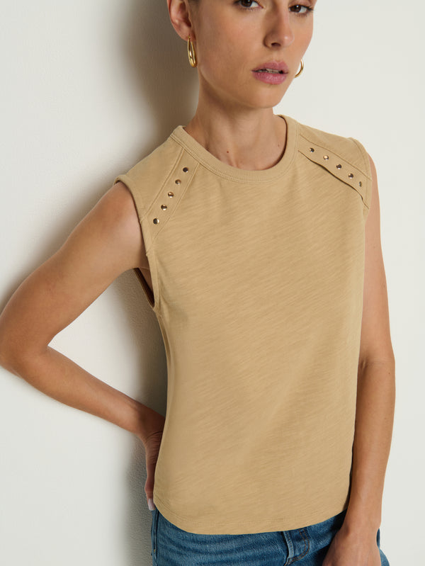 NATION Davina Tank in Toffee