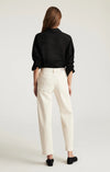 MAVI Nica Barrel Leg Jeans in Beige
