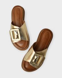 Marilyn Sandal in Gold Tyche
