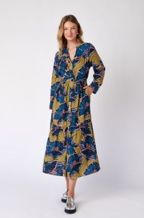 Crosby Delphie Dress in Marigold Dresses Crosby