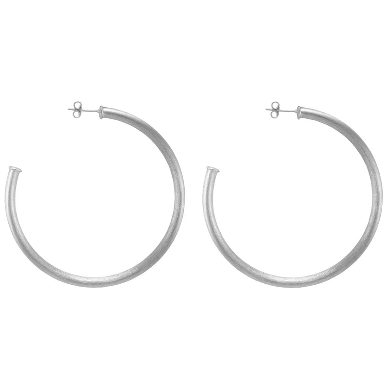 SF Everybody's Favorite Hoops in Silver Sheila Fajl