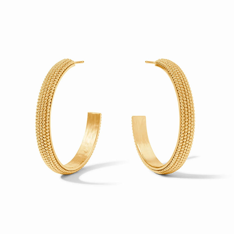Julie Vos Beaded Eternity Hoop in Large Julie Vos