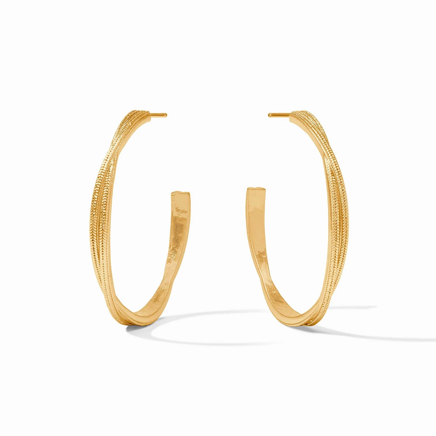 Julie Vos Cheval Twist Hoop in Large Julie Vos