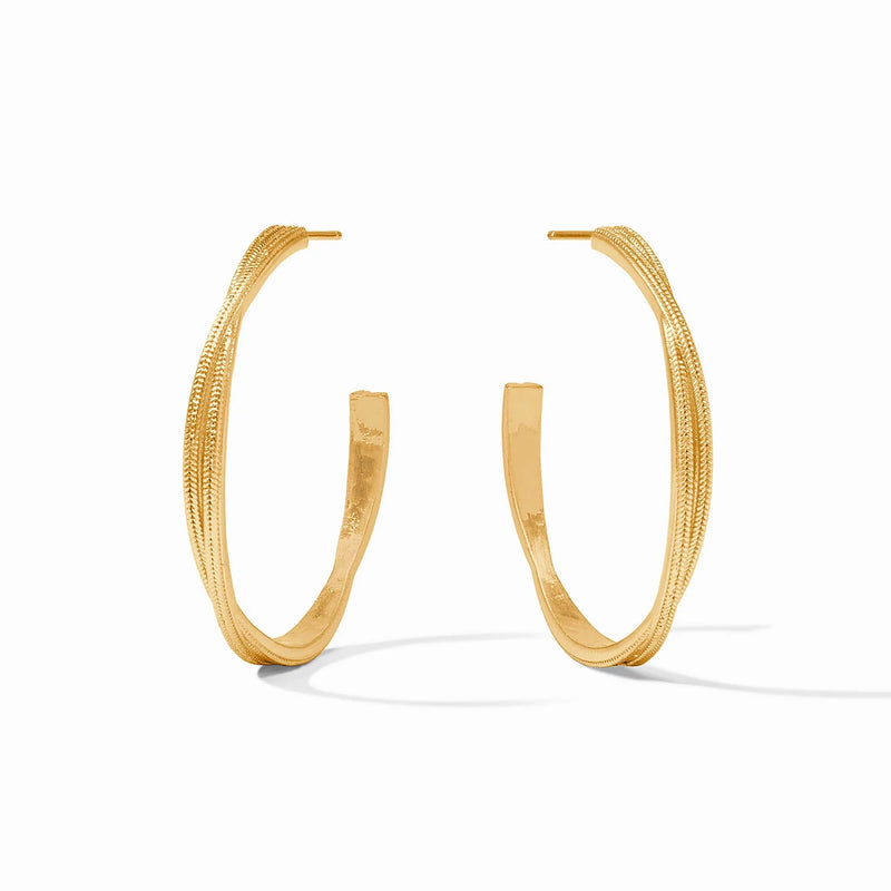 Julie Vos Cheval Twist Hoop in Large Julie Vos