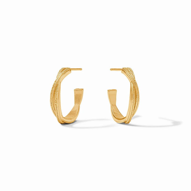 Julie Vos Cheval Twist Hoop in Small Julie Vos