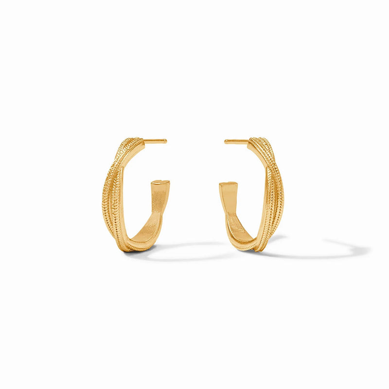 Julie Vos Cheval Twist Hoop in Small