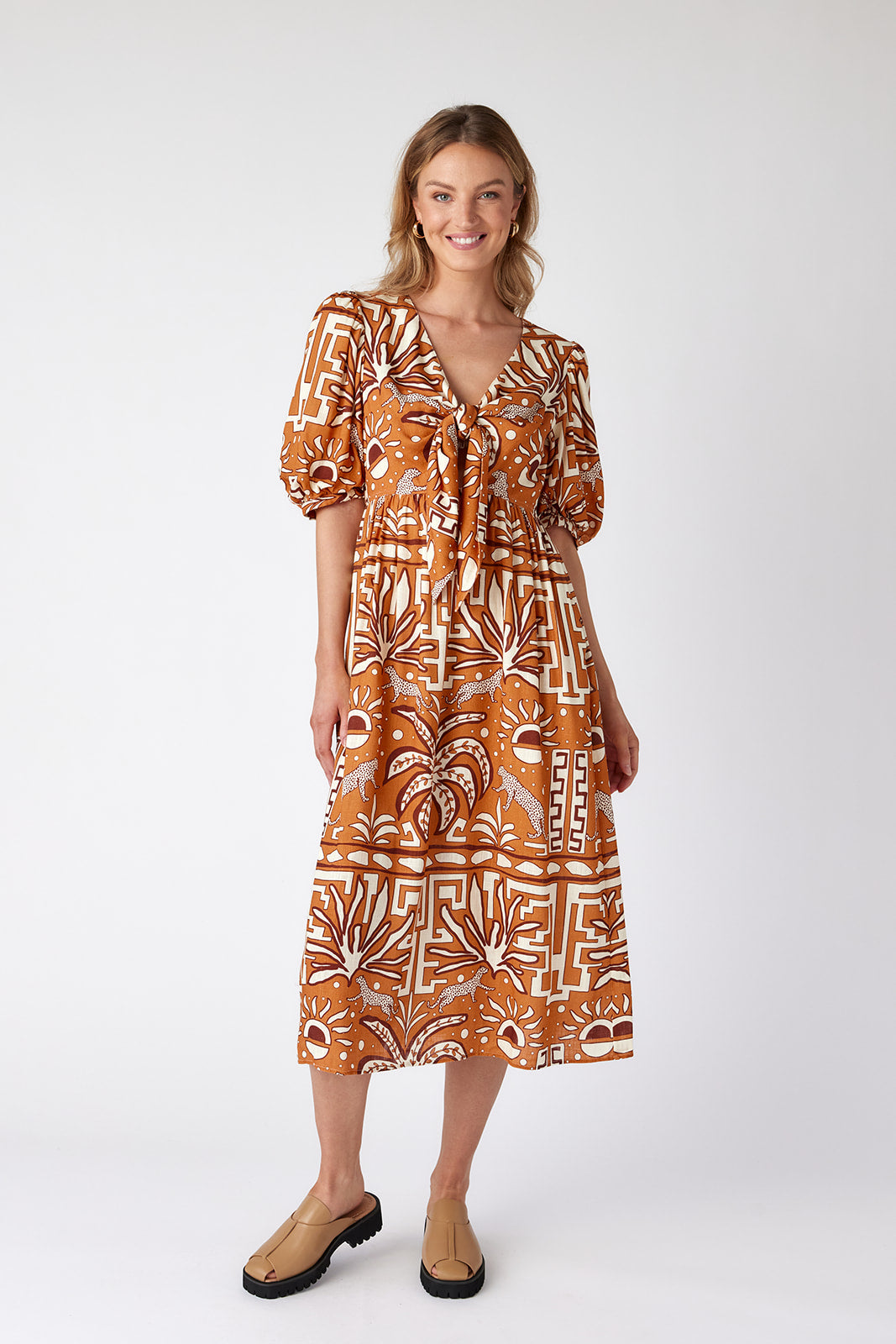 Crosby Emmy Dress in Serengeti Crosby