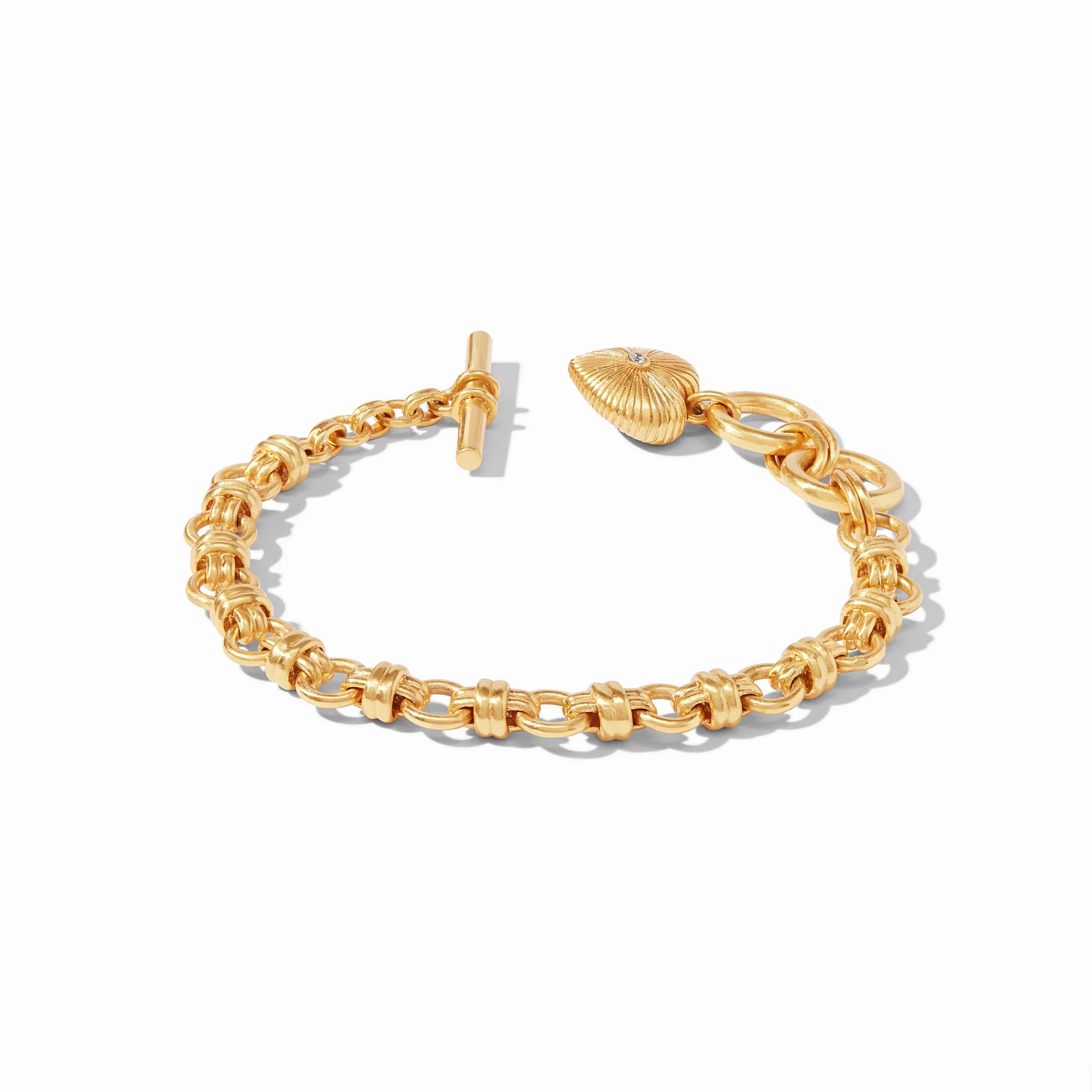 Julie Vos Esme Heart Bracelet-Cubic Zirconia-OS Julie Vos
