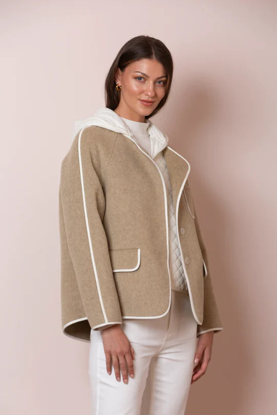 JESSIE LIU Emma Quilted Coat Jessie Liu