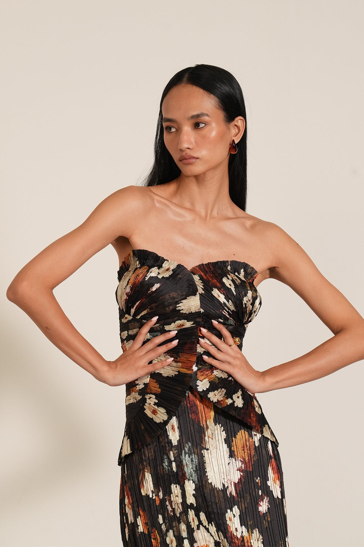 RG Freya Pleated Mini Dress RANNA GIL