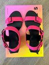 4CCCCEES Mirror Senary Sandal in Fuchsia 4CCCCEES