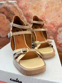 Casta Elmer Sandal in Beige Casta