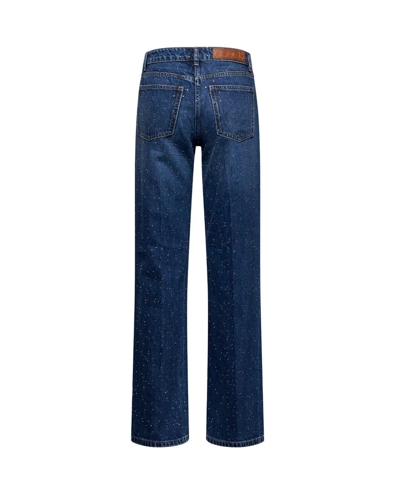 Silvian Heach Crystal Jeans in Dark Blue