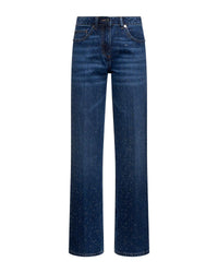 Silvian Heach Crystal Jeans in Dark Blue