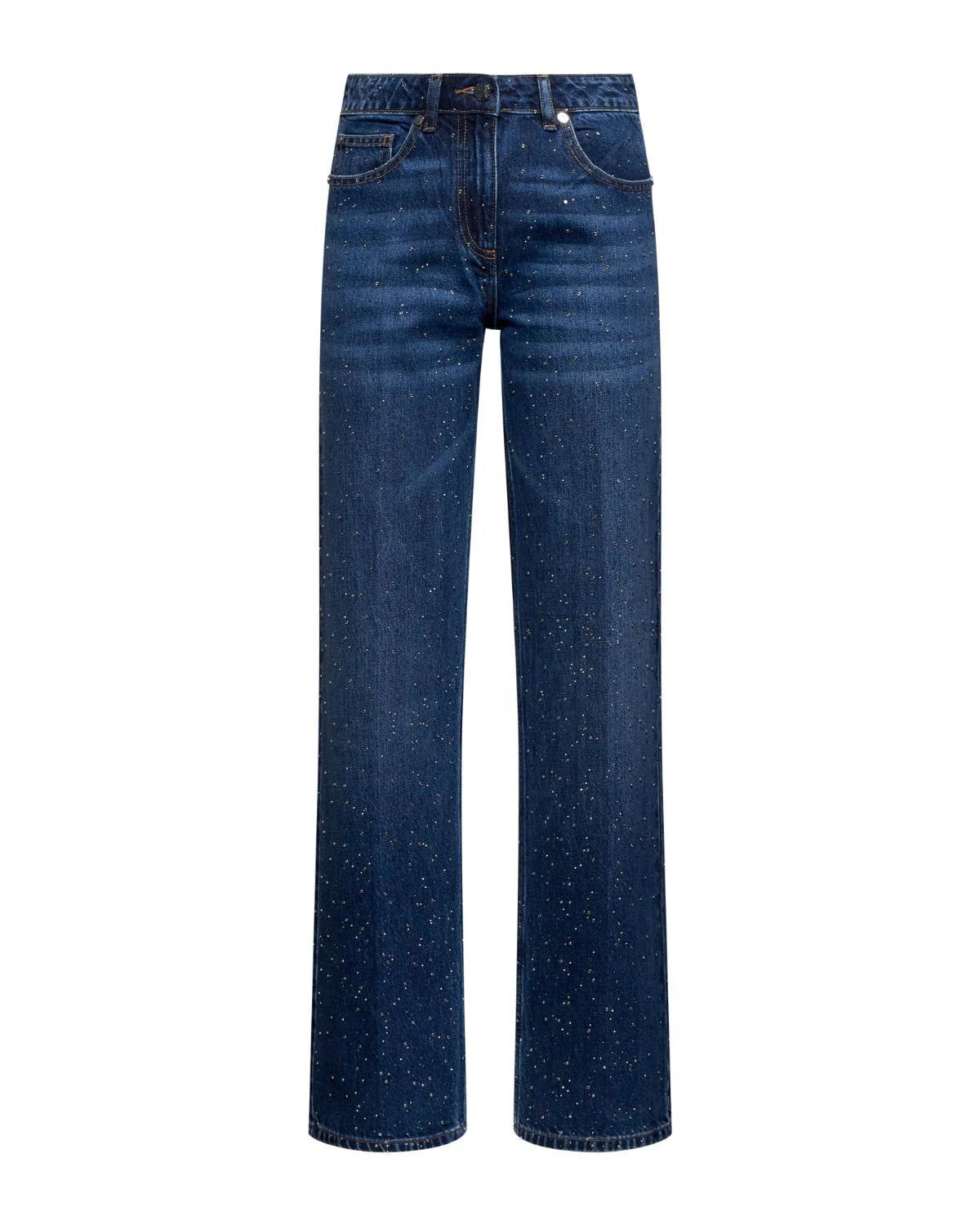 Silvian Heach Crystal Jeans in Dark Blue