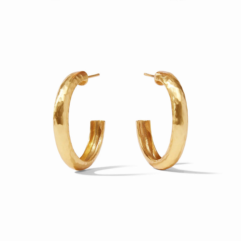 Julie Vos Havana Hoop-Gold-M Julie Vos
