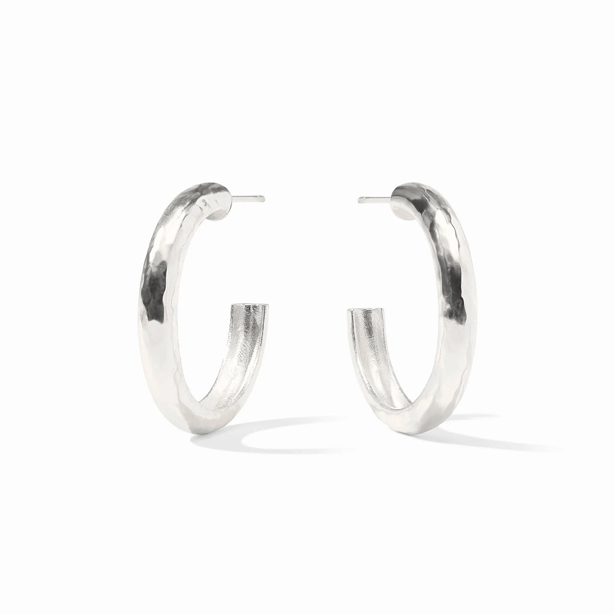JULIE VOS Havana Hoop in Silver M