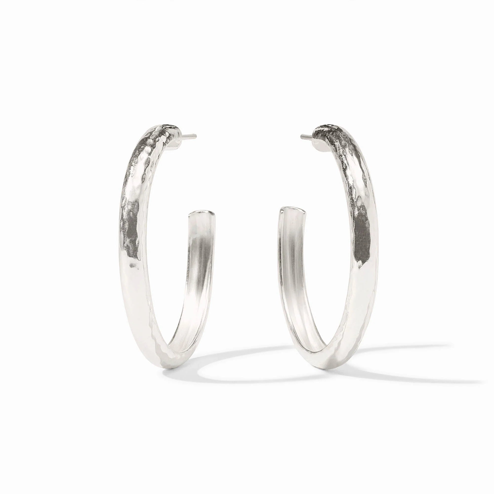 JULIE VOS Havana Hoop in Silver L