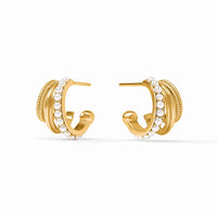 Julie Vos Triple Hydra Earring in Pearl