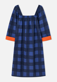 DR BLOOM Sorbete Dress in Blue Gingham Dr Bloom