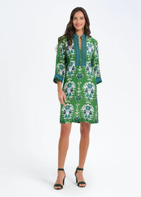 BELLA TU Bennett Tunic Dress in Green