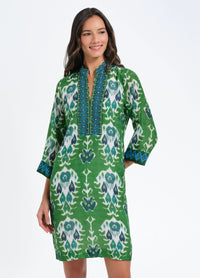 BELLA TU Bennett Tunic Dress in Green