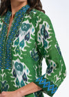 BELLA TU Bennett Tunic Dress in Green