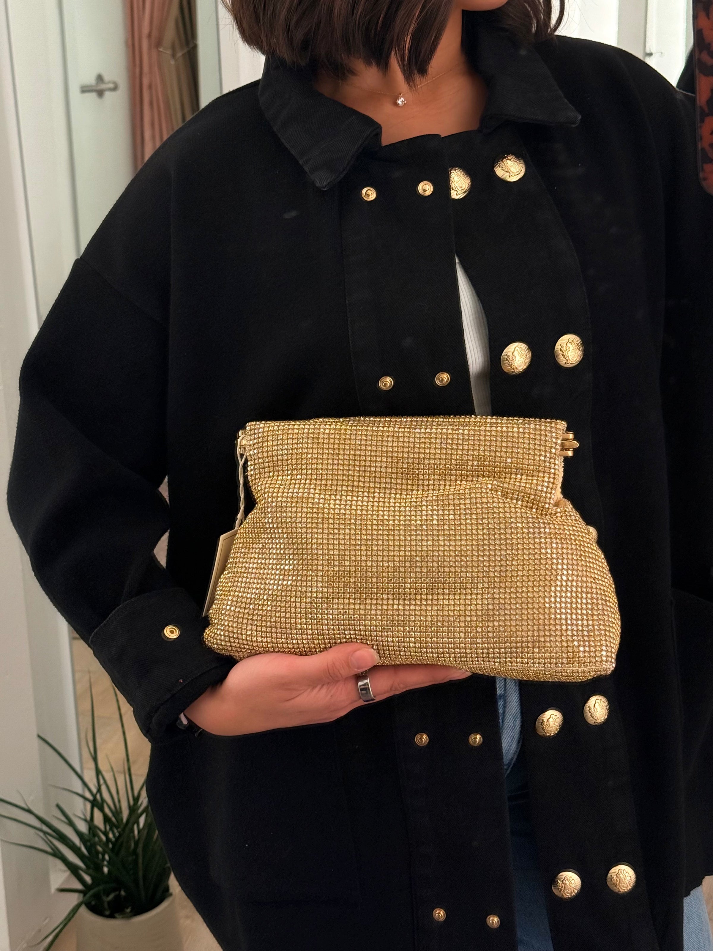 DOLCE VITA Akila Handbag in Gold