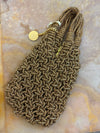 PHO FIRENZE Woven Bag in Gold