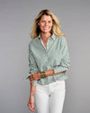 Claridge & King Evergreen Stripe Blouse