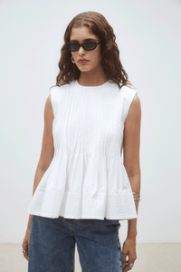 SUNCOO Luigi Shirt in White