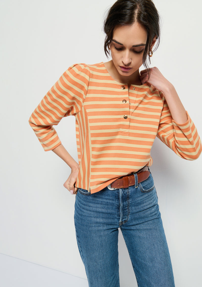 Nation Janney Stripe Henley Nation