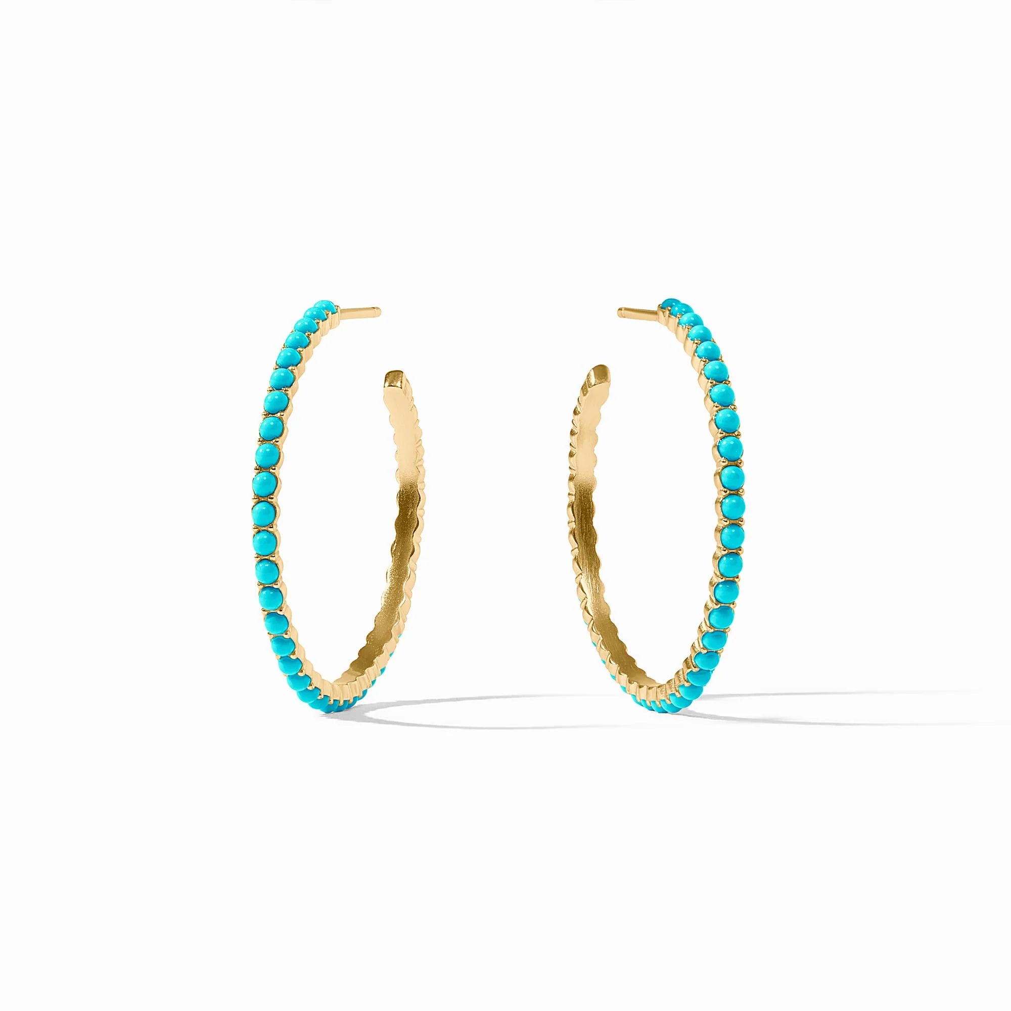 Julie Vos Juliet Hoop in Turquoise (M) Julie Vos
