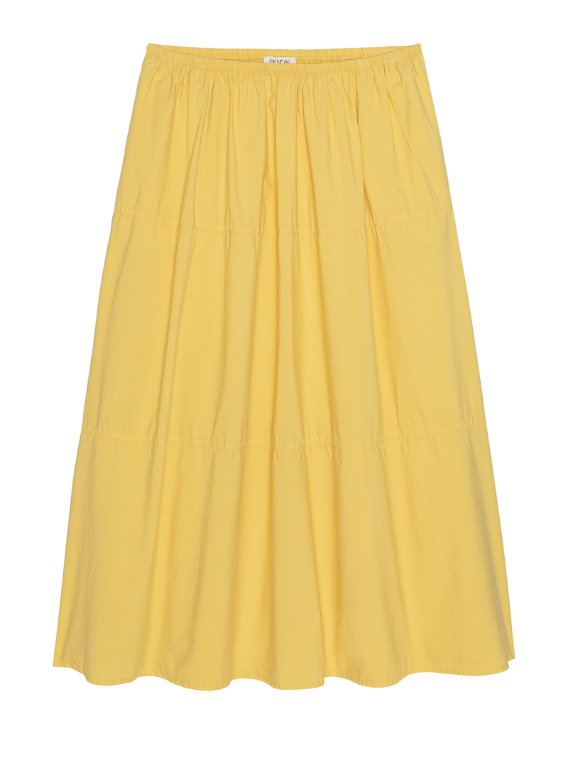 NATION Karin Tiered Skirt in Sunshine