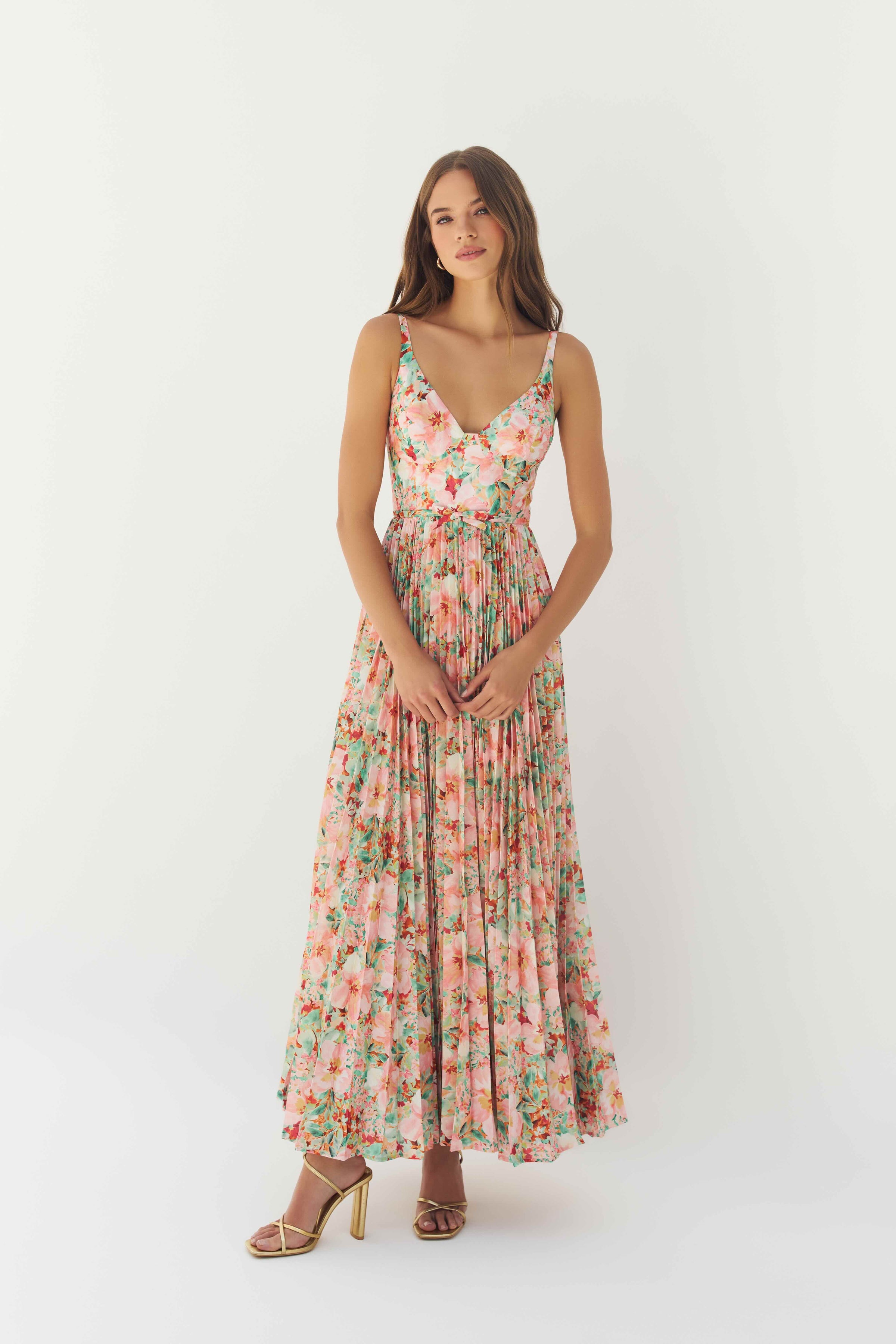 HUTCH Kylan Dress in Multi Azalea