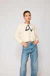 L&D Agnes Sweater Line & Dot