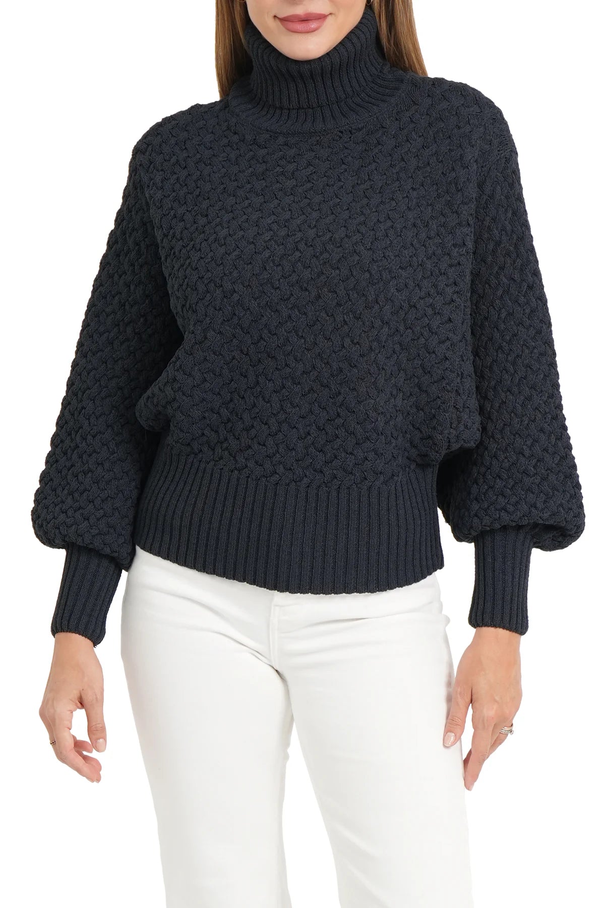 LOVE TOKEN Holly Sweater in Navy