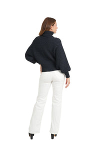 LOVE TOKEN Holly Sweater in Navy