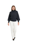 LOVE TOKEN Holly Sweater in Navy