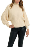 LOVE TOKEN Holly Sweater in Vanilla