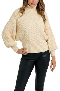 LOVE TOKEN Holly Sweater in Vanilla