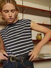NATION Marina Muscle Tank in Stripe