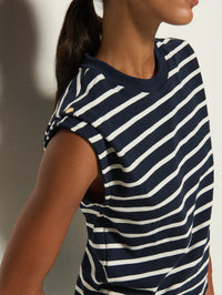 NATION Marina Muscle Tank in Stripe
