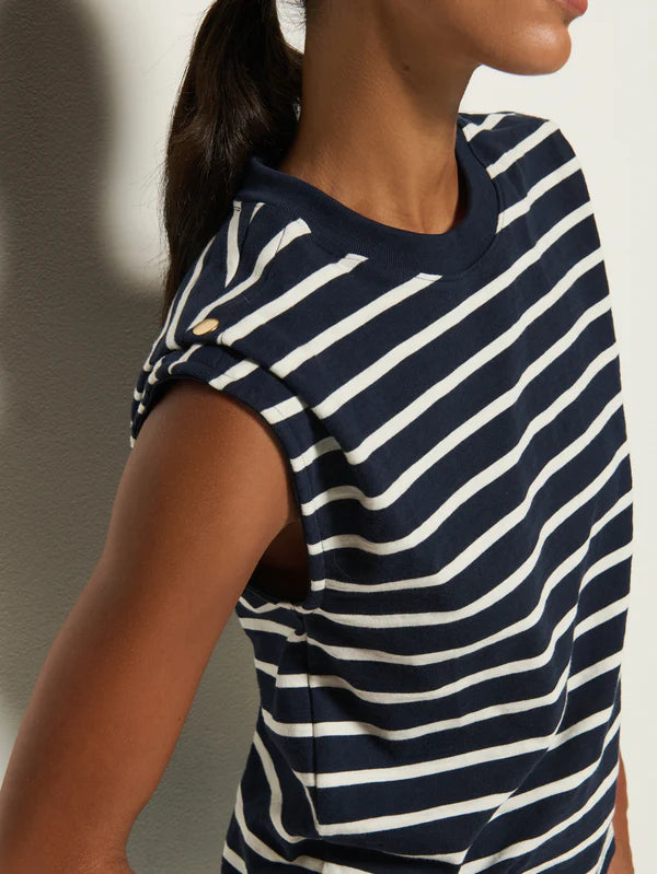 NATION Marina Muscle Tank in Stripe