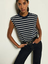 NATION Marina Muscle Tank in Stripe