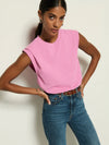 NATION Marina Muscle Tee in Dahlia